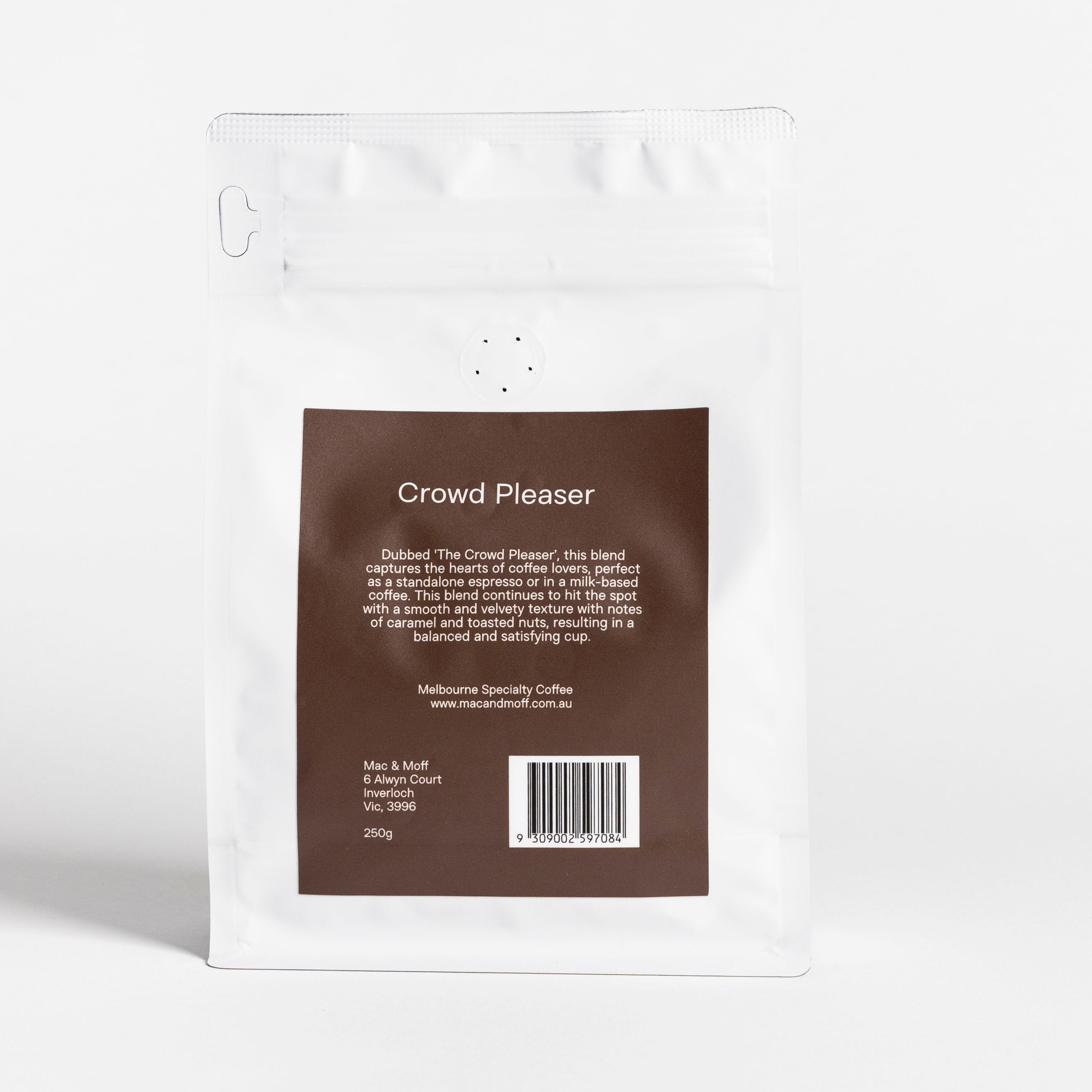 Crowd Pleaser 250g bag detail