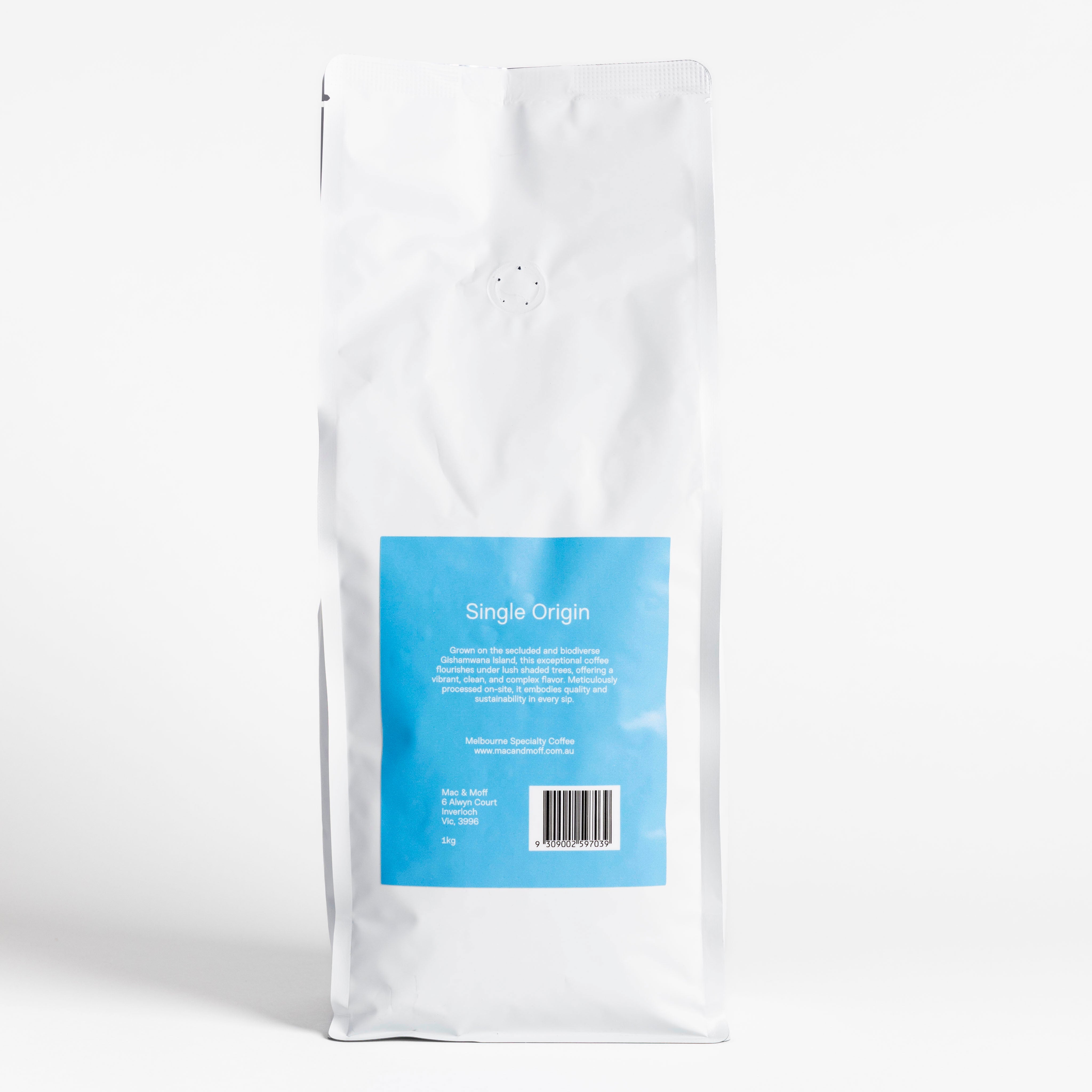 Single Origin Rwanda 1kg bag detail