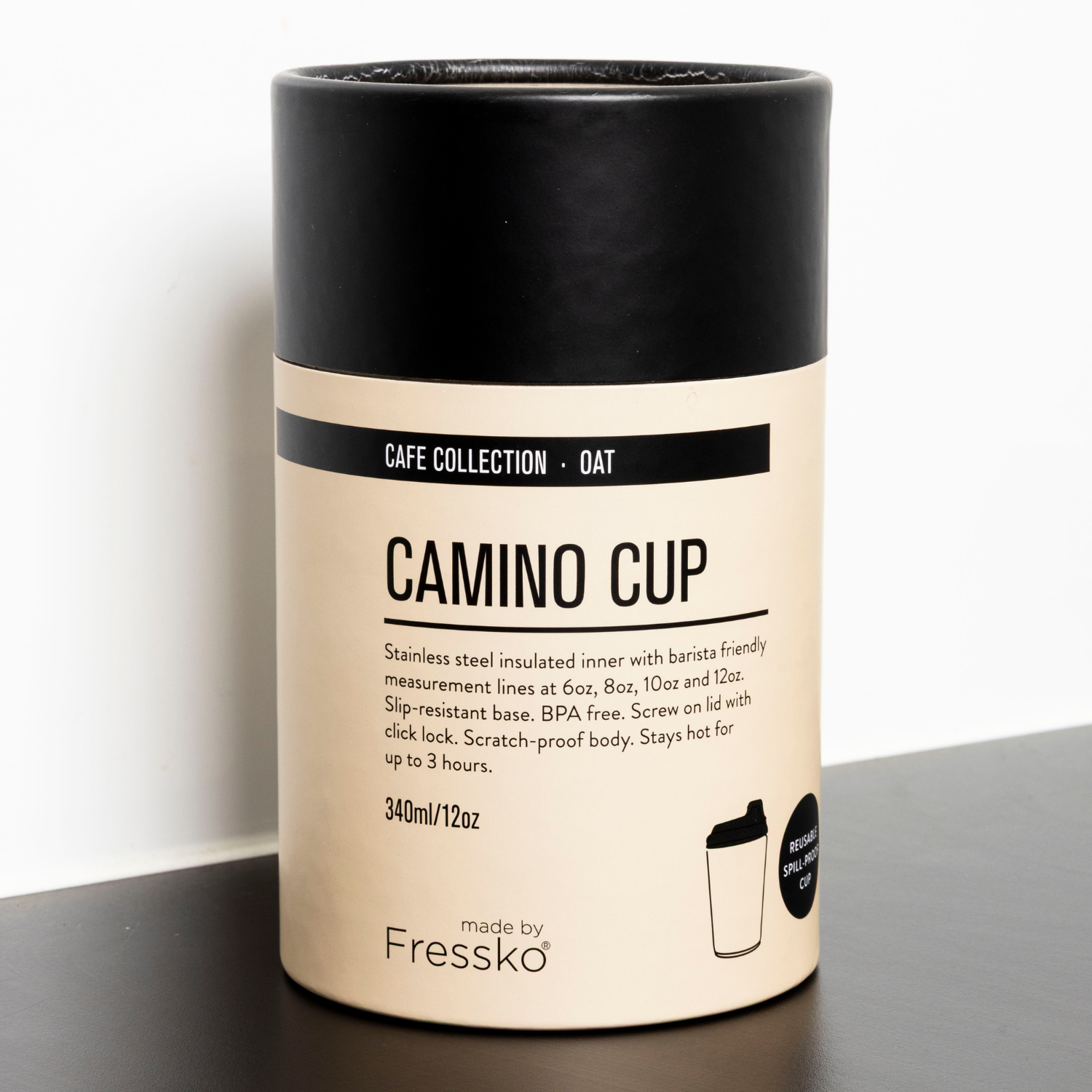 Camino Oat Reusable Coffee Cup | 12oz/340ml